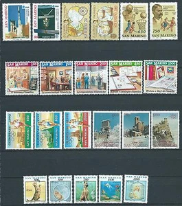 1991 SAN MARINO ANNATA 23 VALORI MNH ** - ED - Picture 1 of 1