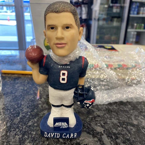 DAVID CARR HOUSTON TEXANS VINTAGE 2002 SGA MBNA BOBBLE DOBBLES BOBBLEHEAD Cover