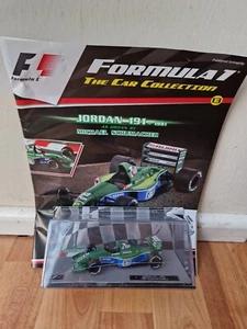 1/43 F1 FORMULA 1 CAR COLLECTION - JORDAN 191 MICHAEL SCHUMACHER 1991 CAR #13 - Picture 1 of 3