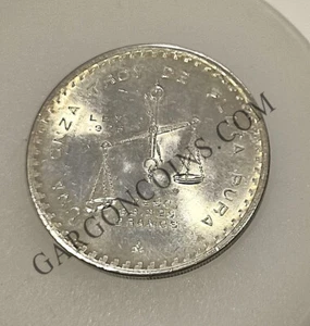 Mexico 1980 Onza Troy de Plata Pura. S/C con pátina - Foto 1 di 2