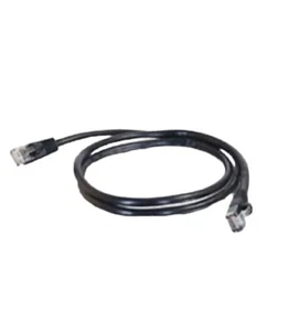 Value Series™ Cat 5e Booted Patch Cord, 2 FT, Black - Picture 1 of 3