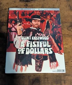 A Fistful of Dollars (1964) (4K UHD + Blu-ray) Kino Lorber NEW w/ RARE Slipcover - Picture 1 of 4