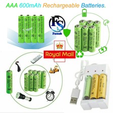 Original AAA Rechargeable Batteries 1.2v 600mAh Ni-cd For Garden Solar Lights UK