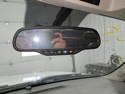 2012 GMC Sierra 1500 Rear View Mirror OEM Used 124K Miles Telematics OnStar - Image 1 of 4
