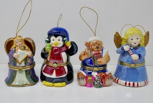 Mr. Christmas Wind Up Motion Music Box Holiday Ornament Lot - Angel Penguin Bear - Picture 1 of 18