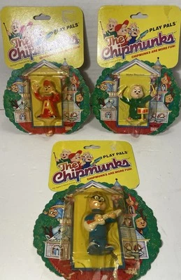 Lote De Colección De 3 Ardillas Ideales 1984 Play Pals Acción, Figuras, Tocando Música Foto 1 de 4