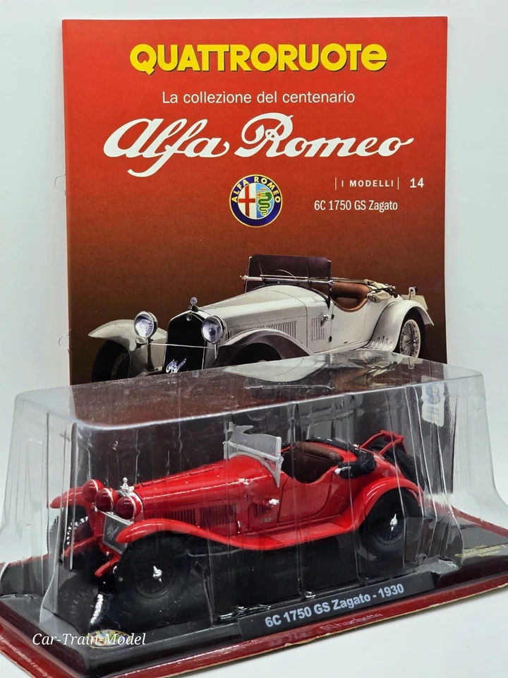 Alfa Romeo 6C 1750 GS Zagato - 1930 - Centenario Alfa Romeo Collection 1:24 - Immagine 1 di 1