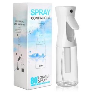 Empty Spray Bottle for Hair 10.14 Oz/300ml, Continuous Spray Bottle Fine Mist... - Picture 1 of 8
