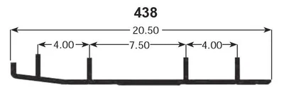 Corredores SPI Slasher Six60 para moto de nieve Ski-Doo Grand Touring 583 1999 Foto 1 de 2