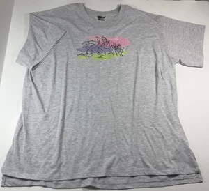 Tom And Jerry Women’s Embroidered Gray Graphic Short Sleeve T-Shirt Size XXL 20 - Picture 1 of 8