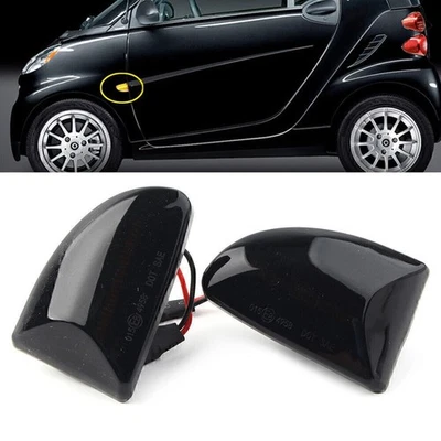 2x LED for Fortwo Coupe/Cabrio Sequential Dynamic Side Marker Turn Signal Light - Image 1 of 4