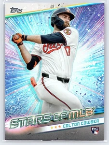 2024 Topps Update Stars Of MLB #SMLB-67 Colton Cowser RC Baltimore Orioles  - Picture 1 of 2