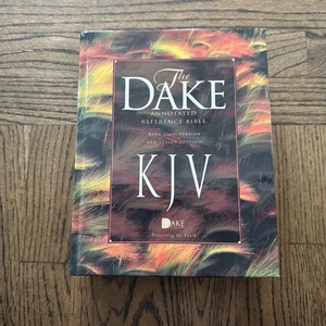 The Dake Dakes Annotated Reference Bible KJV Hardcover Finis J Dake Red Letter - Picture 1 of 7