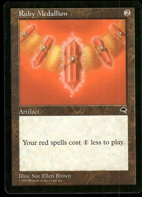 1x Ruby Medallion - Tempest - NM - MTG - Image 1 of 2