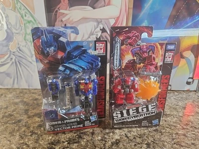 Transformers Siege War For Cybertron Battle Masters Smashdown & Vector Prime  - Image 1 of 4