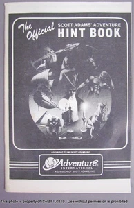 Libro suggerimenti avventura ufficiale Scott Adams Inc suggerimenti e soluzioni #1-14, Hulk 1983 - Foto 1 di 6