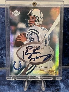 Peyton Manning 1999 Collector's Edge Pro Authentic Signatures Blue Auto RARE /40 - Picture 1 of 2