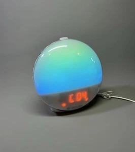 WiFi Alarm Clock Wake Up Light Sunrise Sunset Simulation BT FM Radio Night Light - Picture 1 of 24