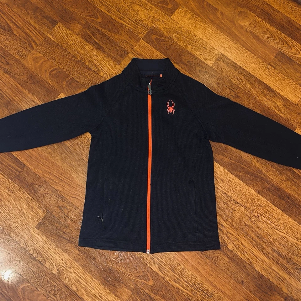 Spyder Jacket Youth Kids Full Zip Outdoor Winter Fleece Medium 10 12 - Image 1 of 4