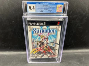 Suikoden V 5 PS2 CGC 9.4 A+ SELLADO DE FÁBRICA RARO WATA VGA - Imagen 1 de 6