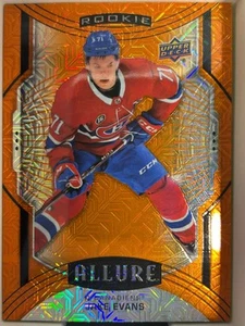 2020-21 Upper Deck Allure - Rookie SP Jake Evans #112 Orange Slice (RC) - Picture 1 of 1