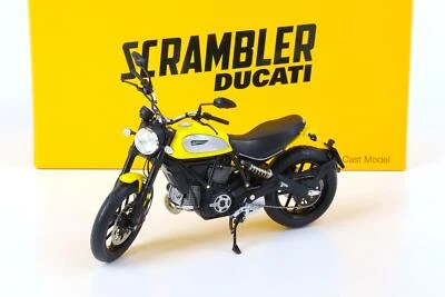 1:12 Tsm Modello Ducati Scrambler Icon '62 Giallo TSMMC0003 Diecast - Immagine 1 di 4