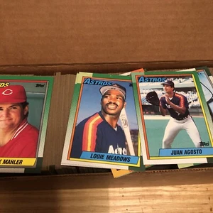 1990 Topps Baseball Cards. 600+ Card Lot - Picture 1 of 4