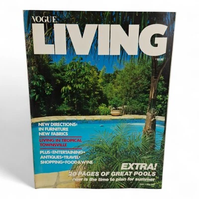 Vintage Vogue Living Australia Magazine - No.3 June July 1982 - Image 1 of 4