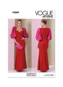Abito Vogue Misses di Badgley Mischka modello da cucire V2009 - Foto 1 di 3
