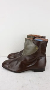Vintage Benelli Switzerland ankle boots in mulled wine/grey size EU42/UK8.5/US9E - Bild 1 von 14