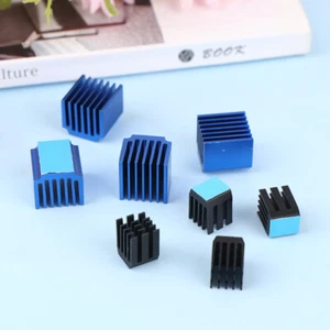 4Pcs 3D Printer Parts Blue Motor Driver Module Heat Sinks with Glue Heat/fw - Photo 1/14