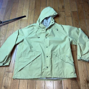 Chaqueta de lluvia vintage 10X Gore-Tex para hombre XL ropa de lluvia, color dorado. TIENE MANCHAS. - Imagen 1 de 12