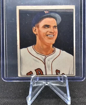1950 Bowman Earl Johnson (copyright) #188.1 Boston Red Sox - Image 1 of 2