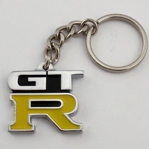 GTR Keyring Key Ring New for Skyline GT R R31 R33 R34 R32 GTS GTST RB25 RB26 YEL - Bild 1 von 2