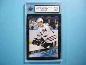 2020/21 UPPER DECK UD YOUNG GUNS HOCKEY CARD #484 PIUS SUTER ROOKIE RC KSA 9.5 - Picture 1 of 2