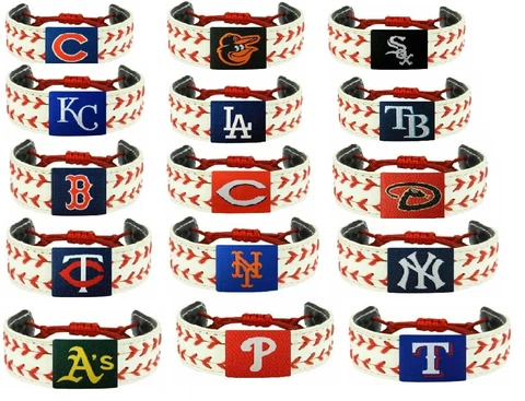 MLB Classic Two Seamer Bracelet - Choose Your Favorite Team Cover