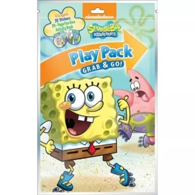 Bob Esponja Pantalones Cuadrados Paquete de Juego: Crayones Pegatinas y Libro para Colorear: Nuevo Foto 1 de 2