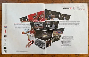 Pubblicità 2 pagine NBA Live 07 stampa gioco basket PS XBOX 2007 gamer art EA sports - Foto 1 di 3