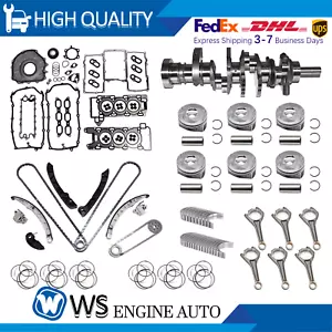 For Land Rover Jaguar 306PS AJ126 3.0L 13-20 Head Gasket Set Timing Chain Piston - Picture 1 of 24