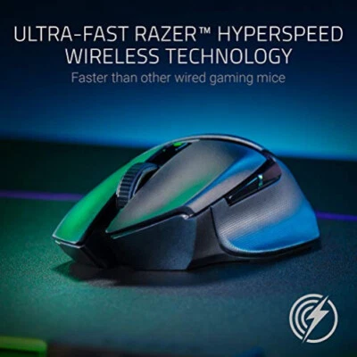 Razer Basilisk X HyperSpeed Gaming Mouse Wireless BT/RF 16.000 DPI Ergonomic - Bild 1 von 4