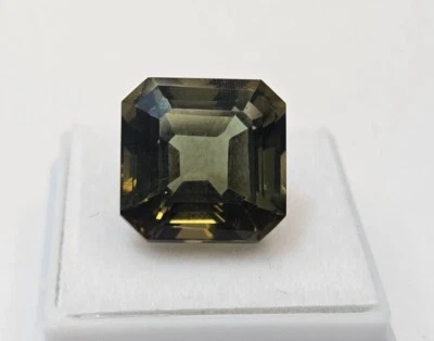 Tourmaline Bi-Colour Asscher Cut 8+ Ct Natural Loose EGL Certified Gemstone - Image 1 of 4