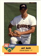 1994 Everett Giants Fleer/ProCards #3649 Jeff Keith