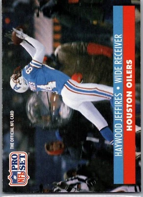 1991 NFL Pro Set - #517 Haywood Jeffires - Image 1 of 2