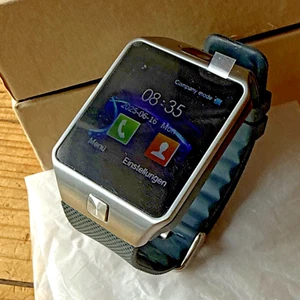 DZ09 Smartwatch Armband Uhr iOS iPhone Android Kamera SIM Handy DE NIE GETRAGEN - Bild 1 von 13