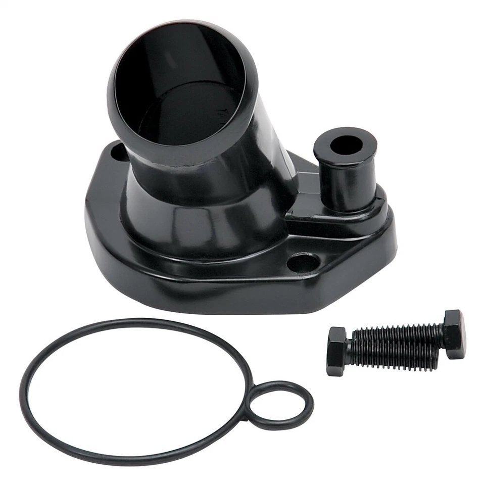 Edelbrock 48143 Cuello de Agua Acero Negro Ford Bloque Pequeño Windsor Foto 1 de 1