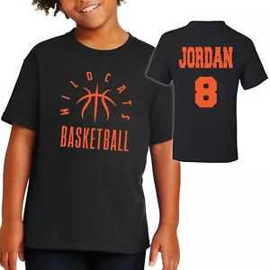 Custom Personalized Basketball Team Cotton Youth Gildan Sports T-Shirt Game Day - Picture 1 of 4