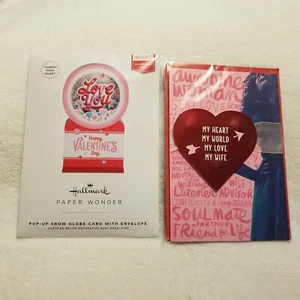 Hallmark New Valentine's Day Cards Paper Wonder Musical Card & Card for Wife - Picture 1 of 5