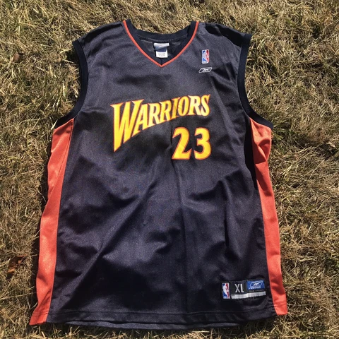 Vintage Golden State Warriors Jason Richardson #23 Reebok Basketball Jersey Mens Cover