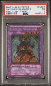 PSA 1 ELEMENTAL HERO PHOENIX ENFORCER EOJ-EN032 ENEMY OF JUSTICE EOJ-ULTIMATE R. - Bild 1 von 3