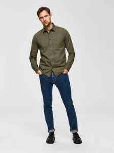 SELECTED HOMME Overshirt In Organic Cotton EU L/42 - Picture 1 of 3